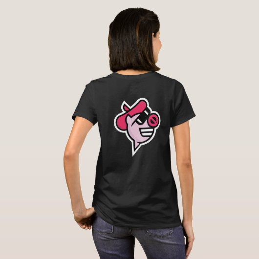 De Comedy Pigs T-shirt 2-zijdig (Achterkant volledig)