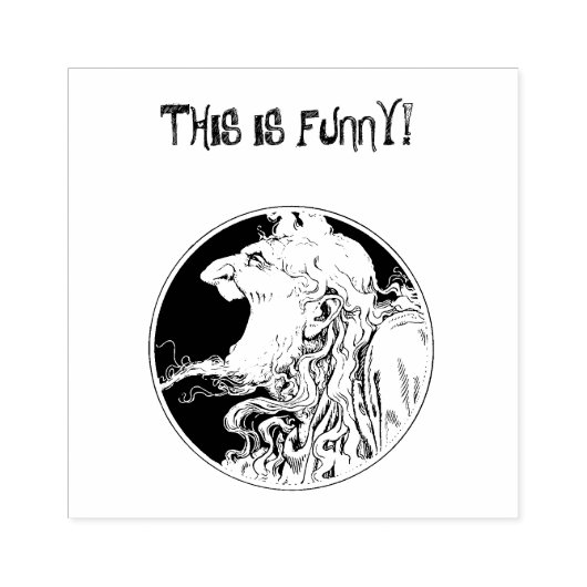 De Comedy-zegel van goedkeuring! Rubberstempel (Afrduk)