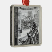 De Comical Romance" van Paul Scarron Metalen Ornament (Rechts)
