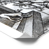 De Comical Romance" van Paul Scarron Poster (Hoek)