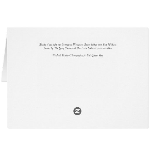 De Commando Monument Scotland (Achterkant Horizontaal)