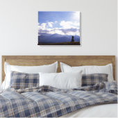 De Commando Monument Scotland Canvas Afdruk (Insitu (Slaapkamer))