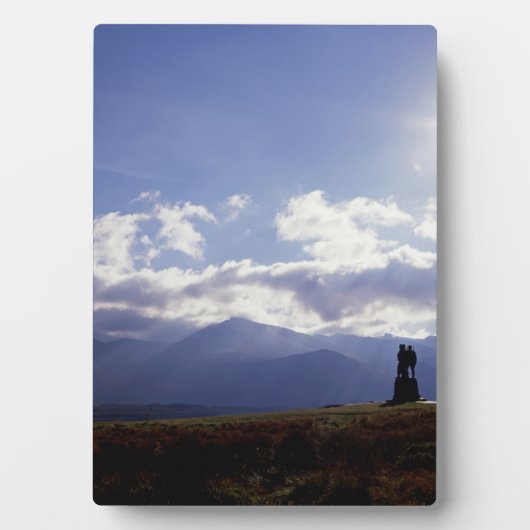 De Commando Monument Scotland Fotoplaat (voorkant)