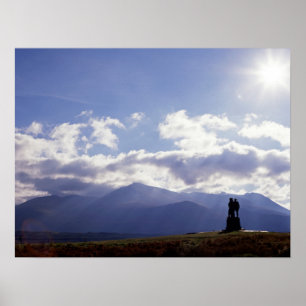 De Commando Monument Scotland Poster