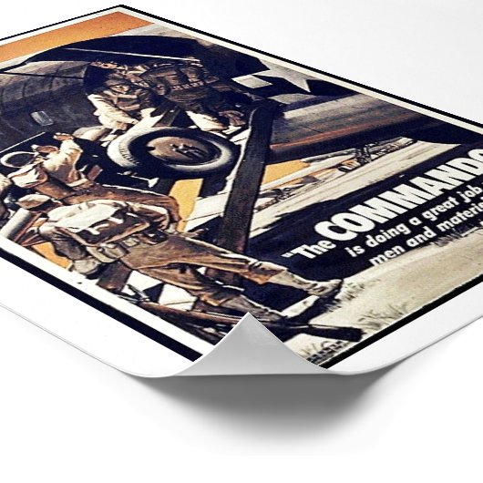 De Commando Poster (Hoek)