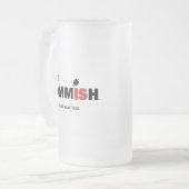 De Commish 16 oz Frosted Mok Fantasy Football (Voorkant links)