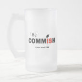 De Commish 16 oz Frosted Mok Fantasy Football (Links)
