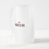De Commish 16 oz Frosted Mok Fantasy Football (Voorkant links)
