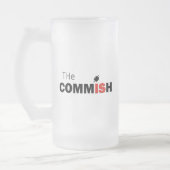 De Commish 16 oz Frosted Mok Fantasy Football (Links)
