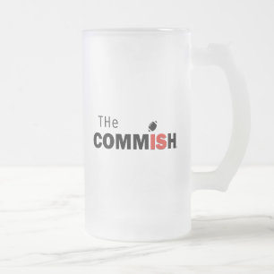 De Commish 16 oz Frosted Mok Fantasy Football