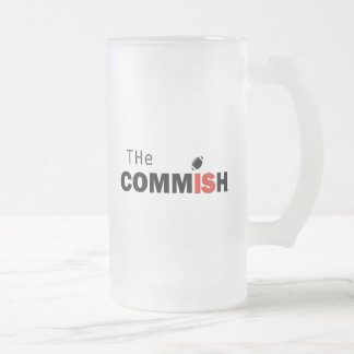 De Commish 16 oz Frosted Mok Fantasy Football