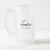 De Commish 16 oz Frosted Mok Fantasy Football (Links)