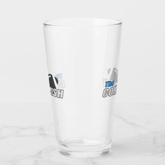 De Commish 16 oz Pint Bierglas Glas (Links)