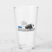 De Commish 16 oz Pint Bierglas Glas (Voorkant)