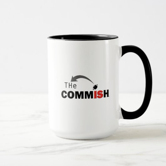 De Commish Coffee Mok Cup Fantasy Football (Rechts)