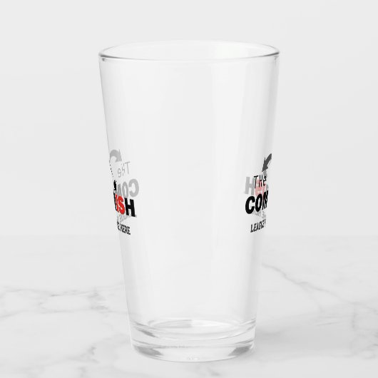 De Commish Custom 16 oz Pint Bierglas Glas (Links)