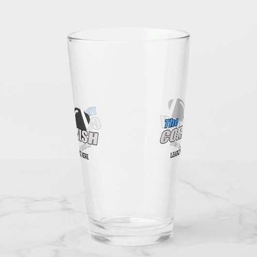 De Commish Custom 16 oz Pint Bierglas Glas (Links)