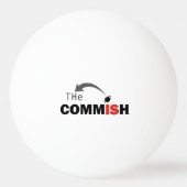 De Commish Ping Pong Ball (Achterkant)