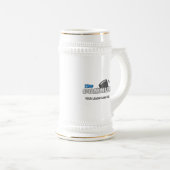 De Commish Stein Fantasy Football Custom Naam toev Bierpul (Voorkant rechts)