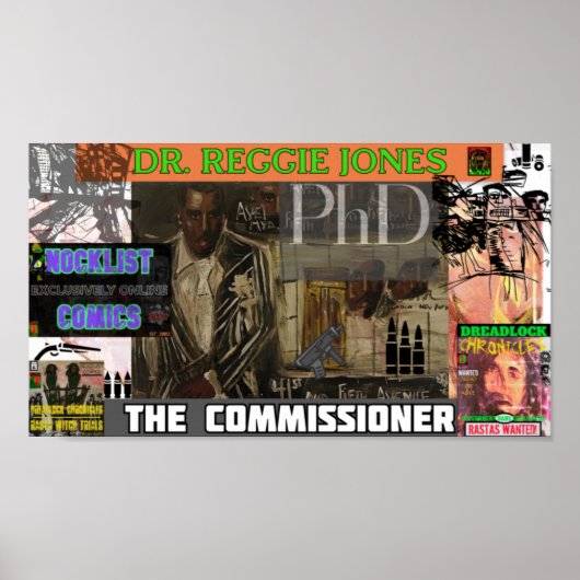 DE COMMISSARIS - REGGIE JONES POSTER (Voorkant)
