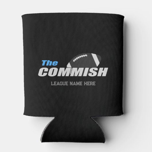 De Commissie Custom Koelbox Fantasy Football Blikjeskoeler (Achterkant)