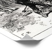 De Commune van Parijs: Een Barricade in Issy Poster (Hoek)