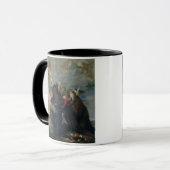 De Commune van St. Roos van Viterbo (de Maagd) Mok (Voorkant links)