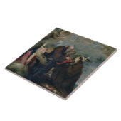 De Commune van St. Roos van Viterbo (de Maagd) Tegeltje (Zijkant)