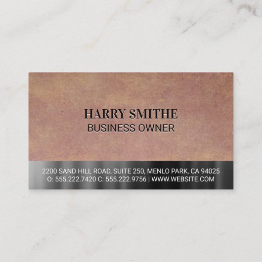 De Communicatie van het netwerk Pictogram Metallic Visitekaartje (Achterkant)