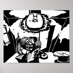 De Communistische Hoek Noir Poster