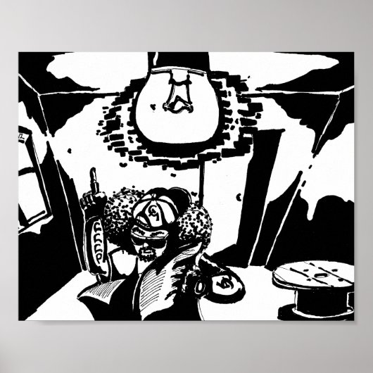 De Communistische Hoek Noir Poster (Voorkant)