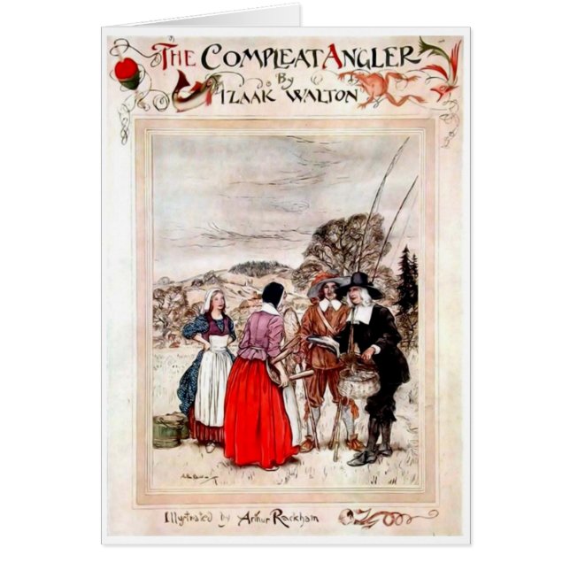De Compleat Angler, Arthur Rackham Illustratie (Voorkant)