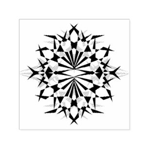 de complexe structuur zelf inktend stempel