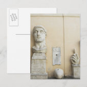 De componenten van een reusachtig standbeeld van k briefkaart (Voorkant / Achterkant)
