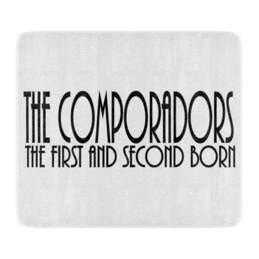 De Comporadors Snijplank (Voorkant)
