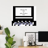 De computer Bkltr van de Afbeeldingen van de Reeks Poster (Thuiskantoor)