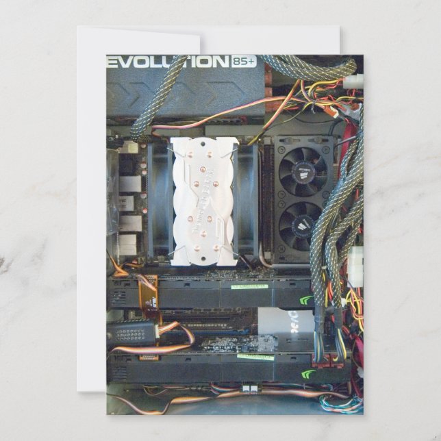 De computerapparatuur (Voorkant)