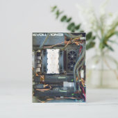 De computerapparatuur briefkaart (Staand voorkant)