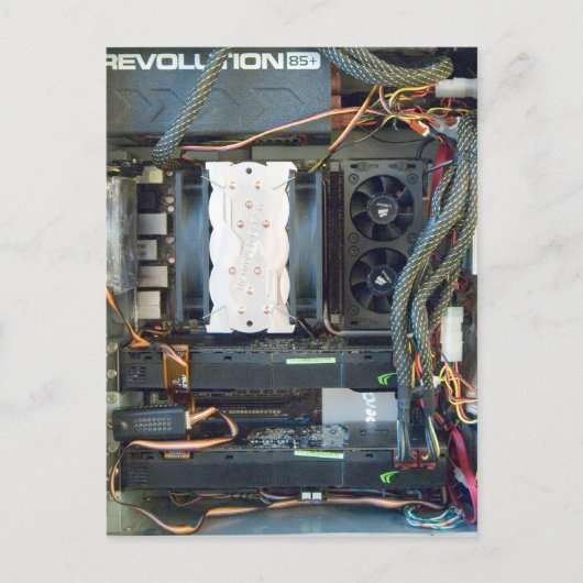 De computerapparatuur briefkaart (Voorkant)