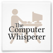 De computerluidspreker foto afdruk (Voorkant)