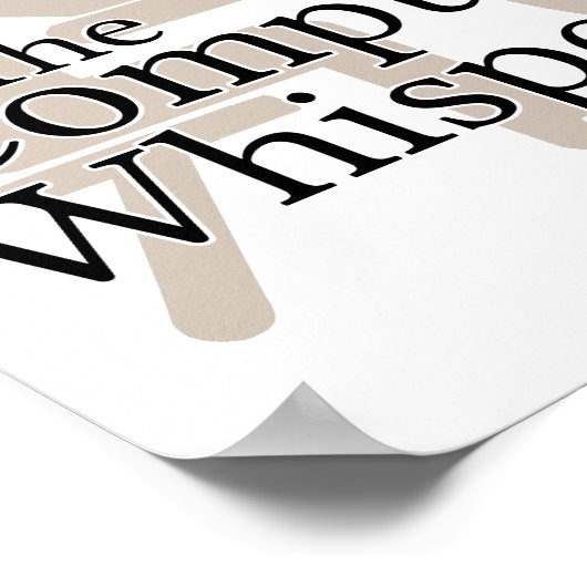 De computerluidspreker poster (Hoek)