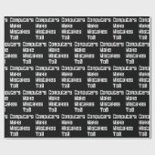 De computers maken fouten aan0 het verpakken papie cadeaupapier (Vlak)