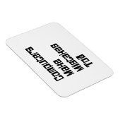 De computers maken fouten aan0 magneet (Rechterzijde)