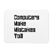 De computers maken fouten aan0 magneet (Horizontaal)