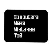 De computers maken fouten aan0 magneet (Horizontaal)