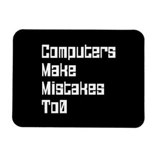 De computers maken fouten aan0 magneet