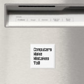 De computers maken fouten aan0 magneet (Insitu (Vaatwasser))
