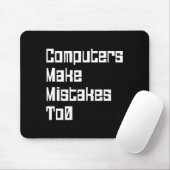 De computers maken fouten aan Muismat0 Muismat (Met muis)