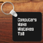 De computers maken fouten aan Sleutelhanger0 Sleutelhanger (Voorkant)