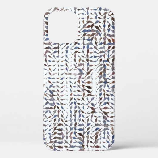 De conceptuele achtergrond verlaat tekeningspatroo Case-Mate iPhone case (Achterkant)